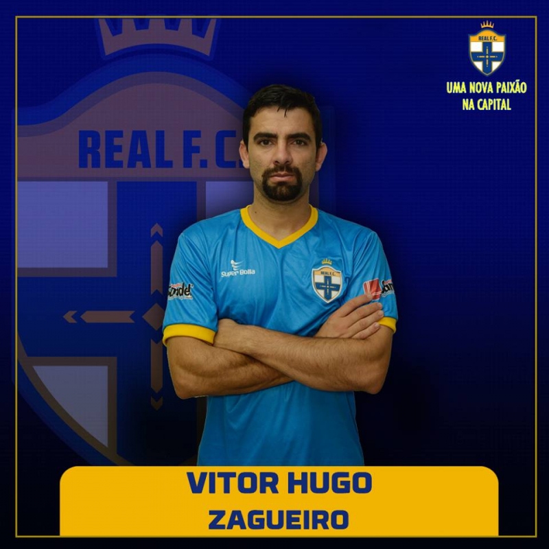 Contrato Renovado! Vitor Hugo no Real-DF para o Candango 2018