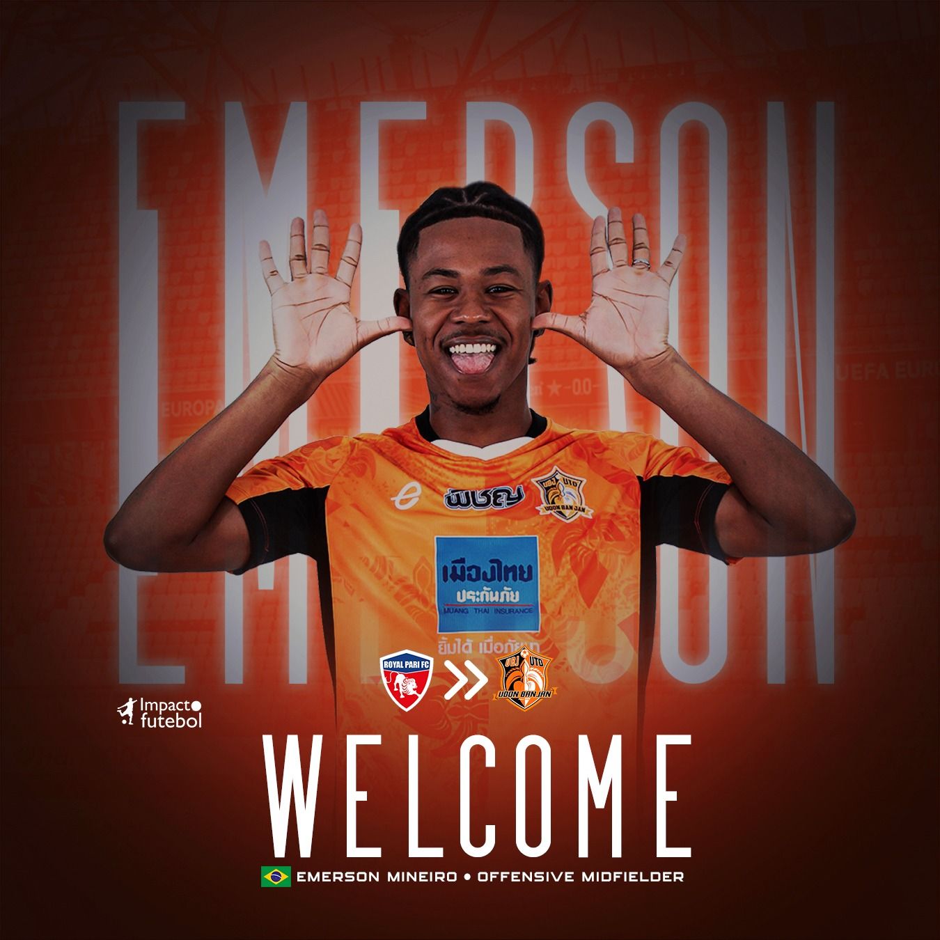 Negócio Internacional! Emerson Mineiro acerta na Tailândia