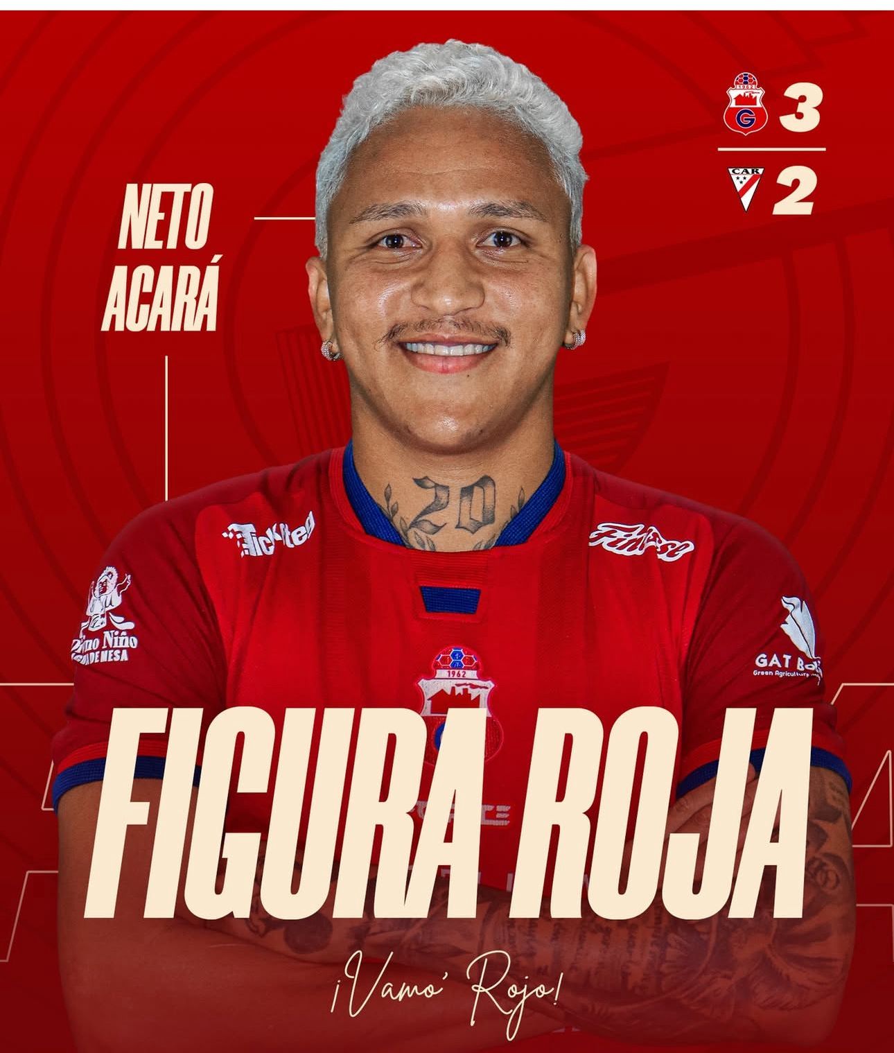Tem Gol! Neto Acará marca na Bolívia