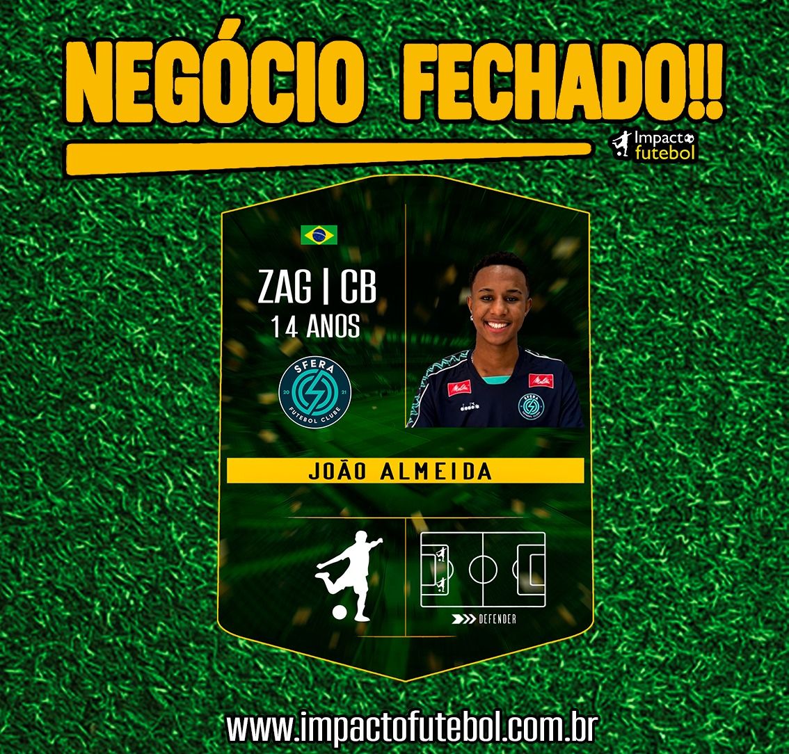 Negocio Fechado! João Almeida assina com Sfera-SP